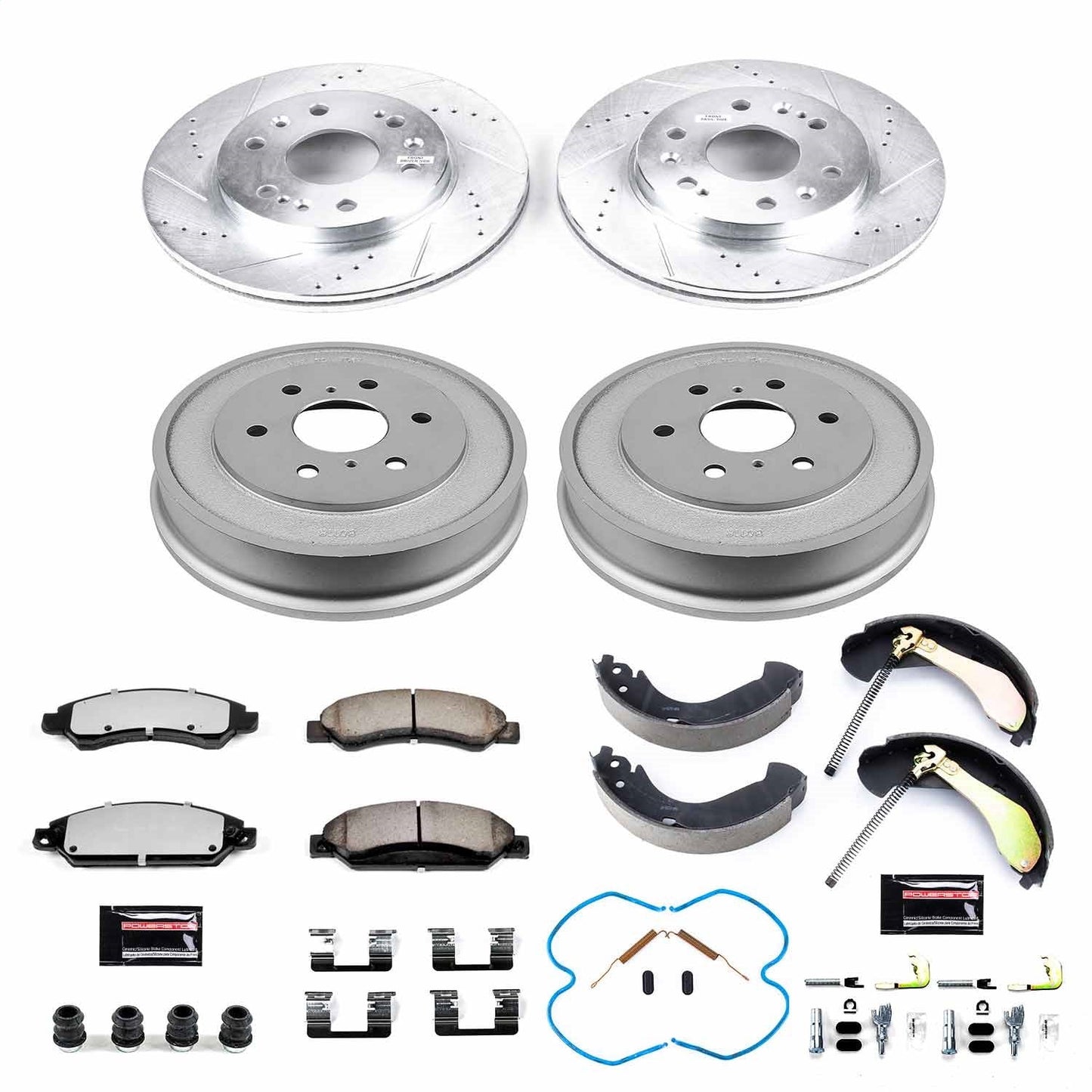 PowerStop Front & Rear Z36 Truck & Tow Brake Kit | Chevrolet Silverado 1500 (05-06) (K15237DK-36)
