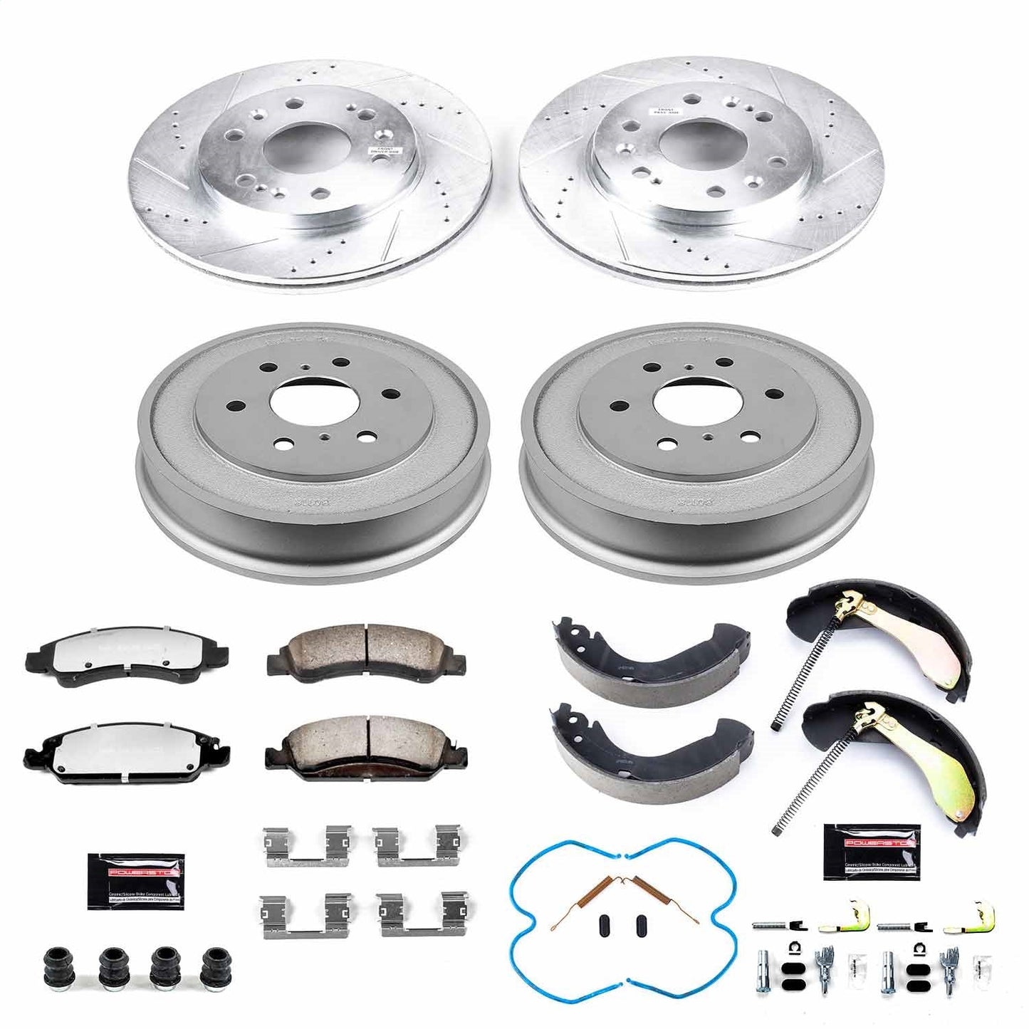 PowerStop Front & Rear Z36 Truck & Tow Brake Kit | Chevrolet Silverado 1500 (07-08) (K15238DK-36)