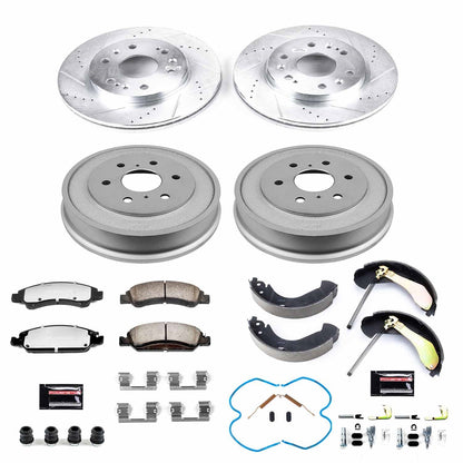 PowerStop Front & Rear Z36 Truck & Tow Brake Kit | Chevrolet Silverado 1500 (07-08) (K15238DK-36)