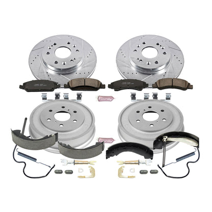 PowerStop Front & Rear Z23 Evolution Sport Brake Kit | Chevrolet Silverado 1500 (07-08) (K15238DK)