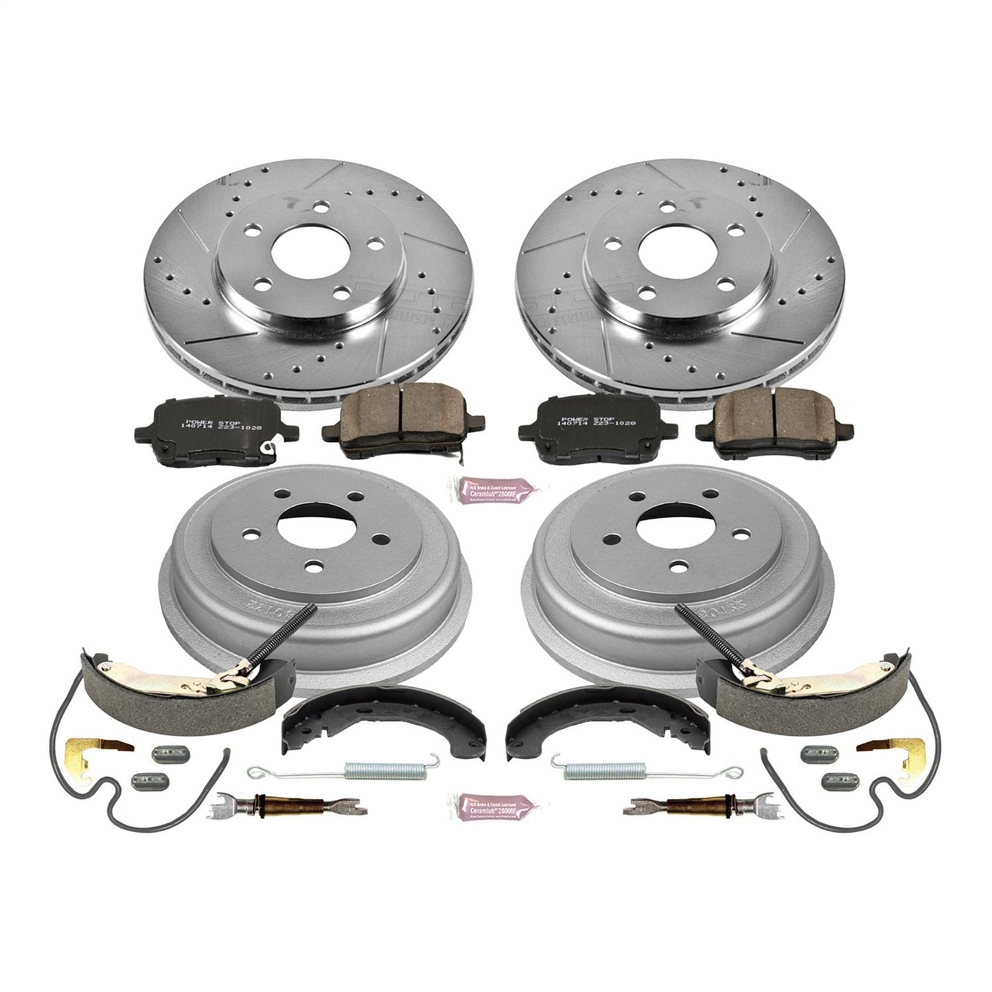 PowerStop Front & Rear Z23 Evolution Sport Brake Kit | Chevrolet Malibu (05-07) (K15239DK)