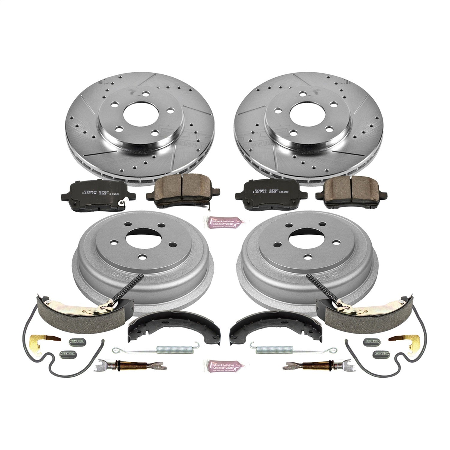 PowerStop Front & Rear Z23 Evolution Sport Brake Kit | Chevrolet Malibu (05-07) (K15239DK)