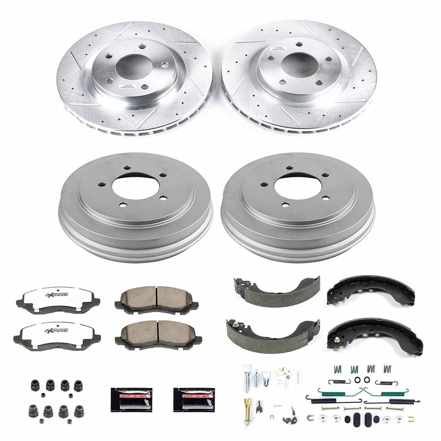 PowerStop Front & Rear Z26 Street Warrior Brake Kit | Dodge Avenger (08-09) (K15250DK-26)