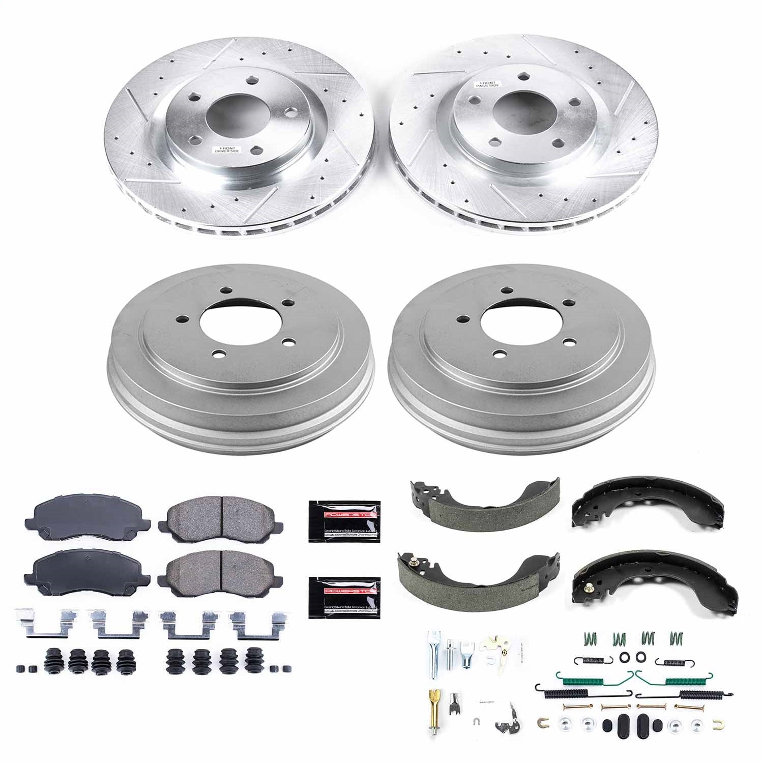 PowerStop Front & Rear Z23 Evolution Sport Brake Kit | Dodge Avenger (08-09) (K15250DK)