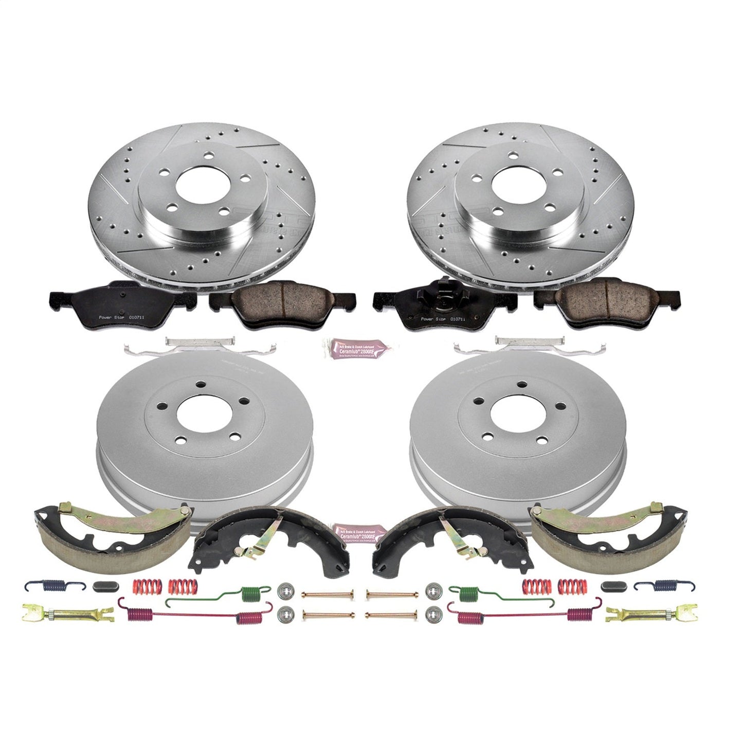 PowerStop Front & Rear Z23 Evolution Sport Brake Kit | Ford Escape (08-10) (K15255DK)