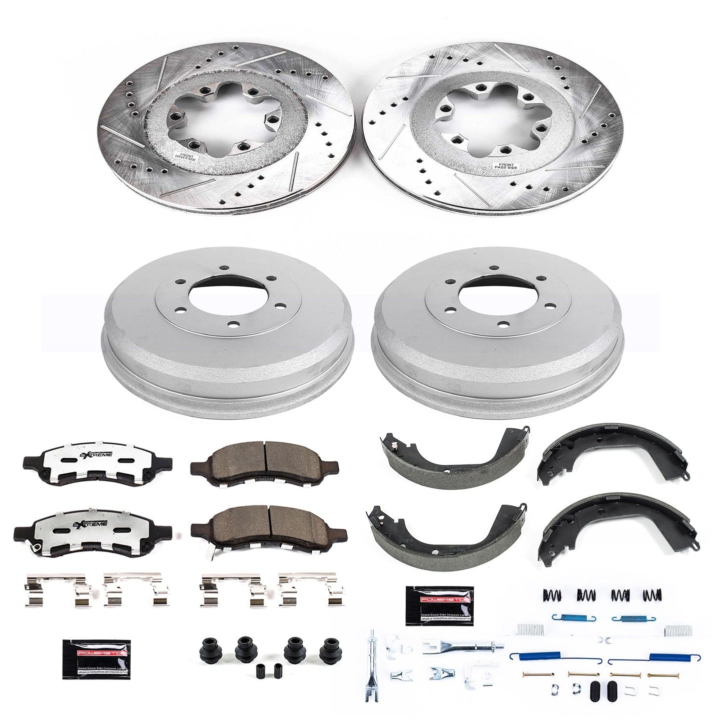 PowerStop Front & Rear Z36 Truck & Tow Brake Kit | Chevrolet Colorado (09-12) (K15262DK-36)