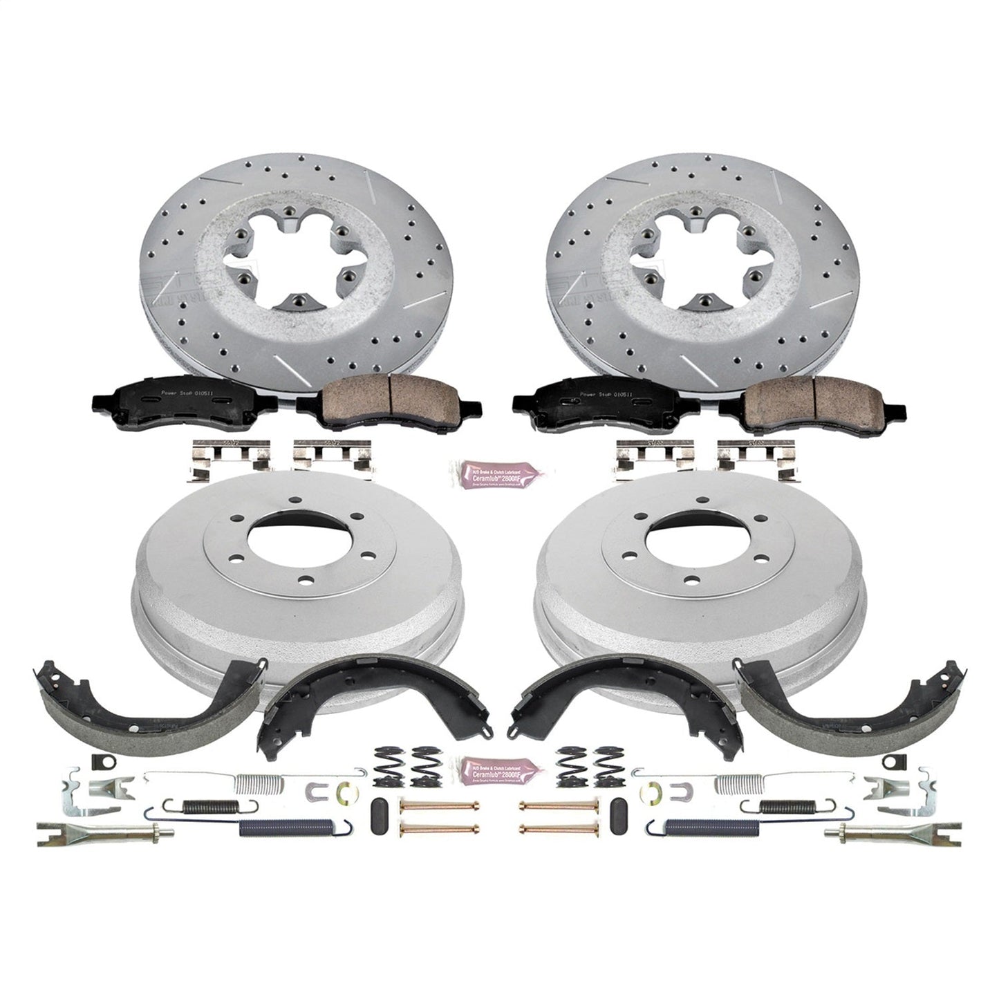 PowerStop Front & Rear Z23 Evolution Sport Brake Kit | Chevrolet Colorado (09-12) (K15262DK)
