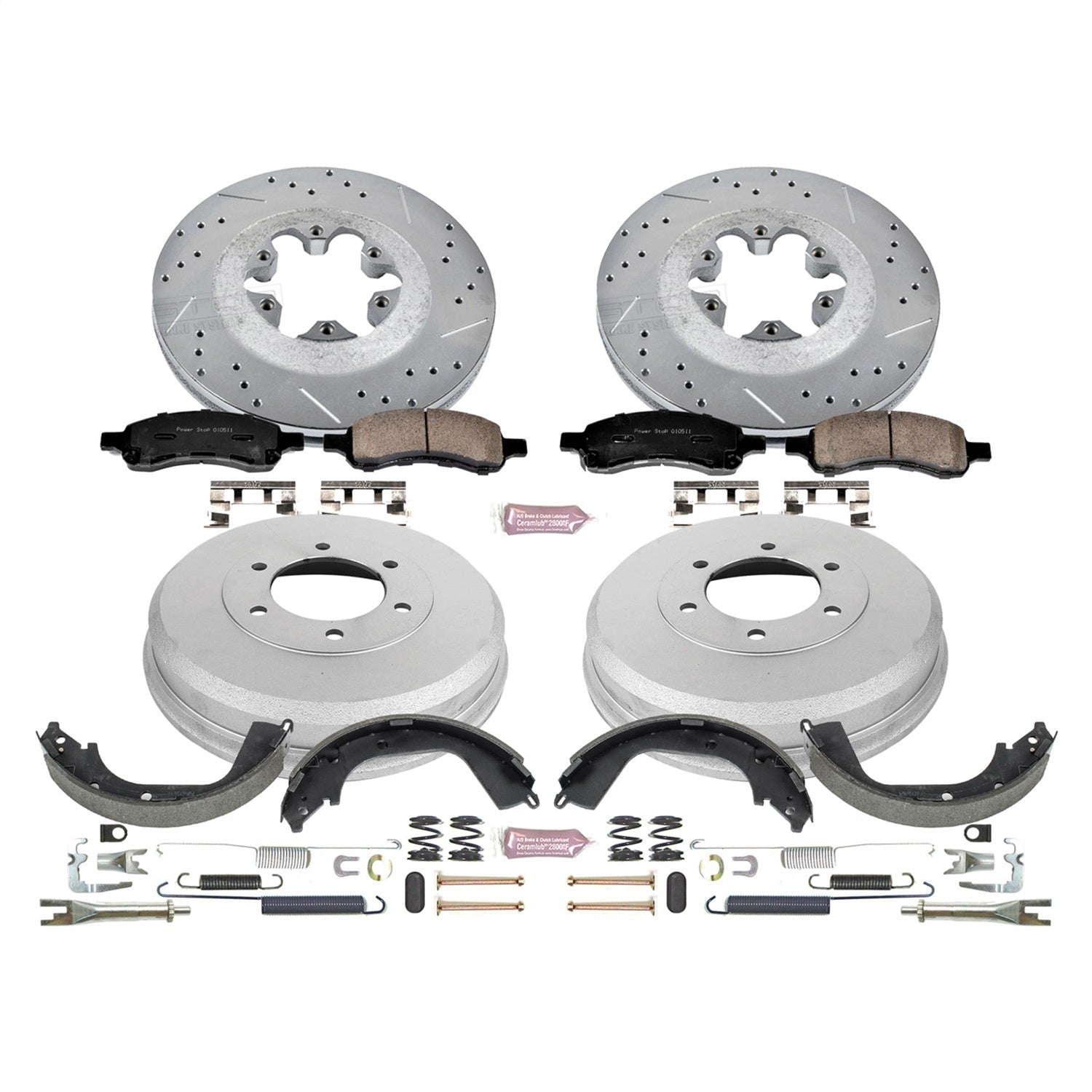PowerStop Front & Rear Z23 Evolution Sport Brake Kit | Chevrolet Colorado (09-12) (K15262DK)