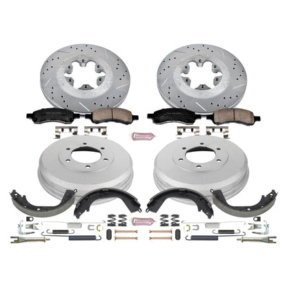 PowerStop Front & Rear Z23 Evolution Sport Brake Kit | Chevrolet Colorado (09-12) (K15262DK)