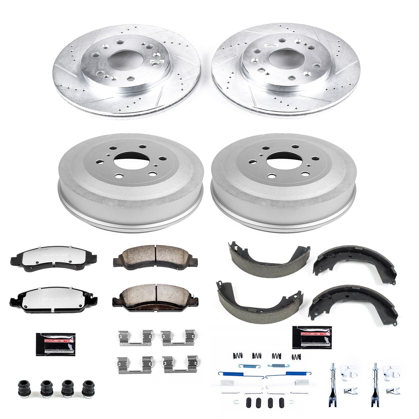 PowerStop Front & Rear Z36 Truck & Tow Brake Kit | Chevrolet Silverado 1500 (09-13) (K15263DK-36)