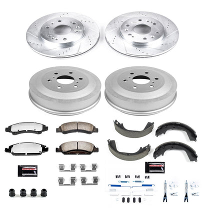 PowerStop Front & Rear Z36 Truck & Tow Brake Kit | Chevrolet Silverado 1500 (09-13) (K15263DK-36)