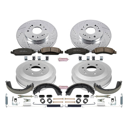 PowerStop Front & Rear Z23 Evolution Sport Brake Kit | Chevrolet Silverado 1500 (09-13) (K15263DK)