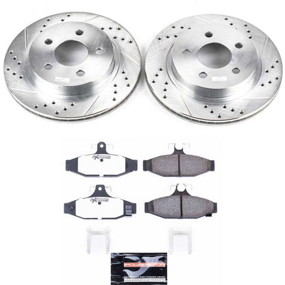 PowerStop Rear Z26 Street Warrior Brake Kit | Chevrolet Camaro (93-97) (K1531-26)