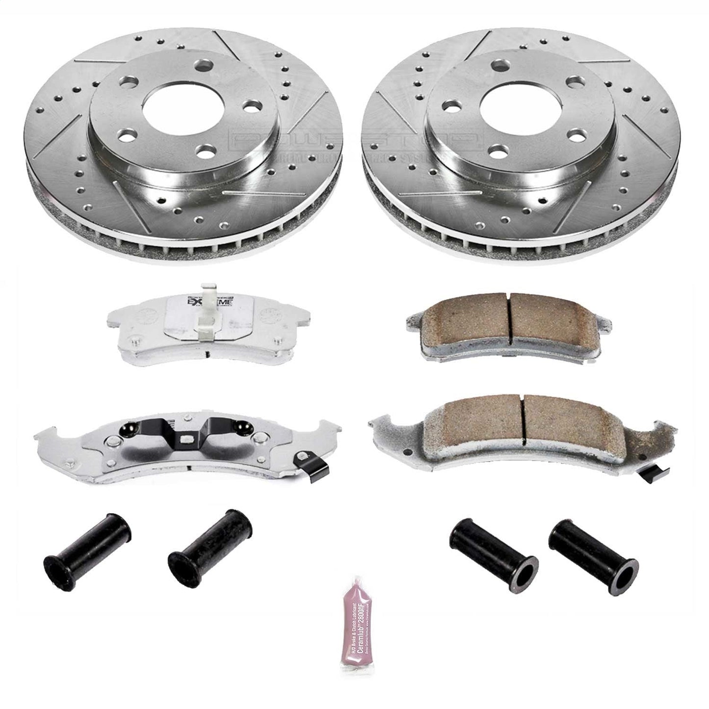 PowerStop Front Z26 Street Warrior Brake Kit | Buick LeSabre (94-99) (K1534-26)