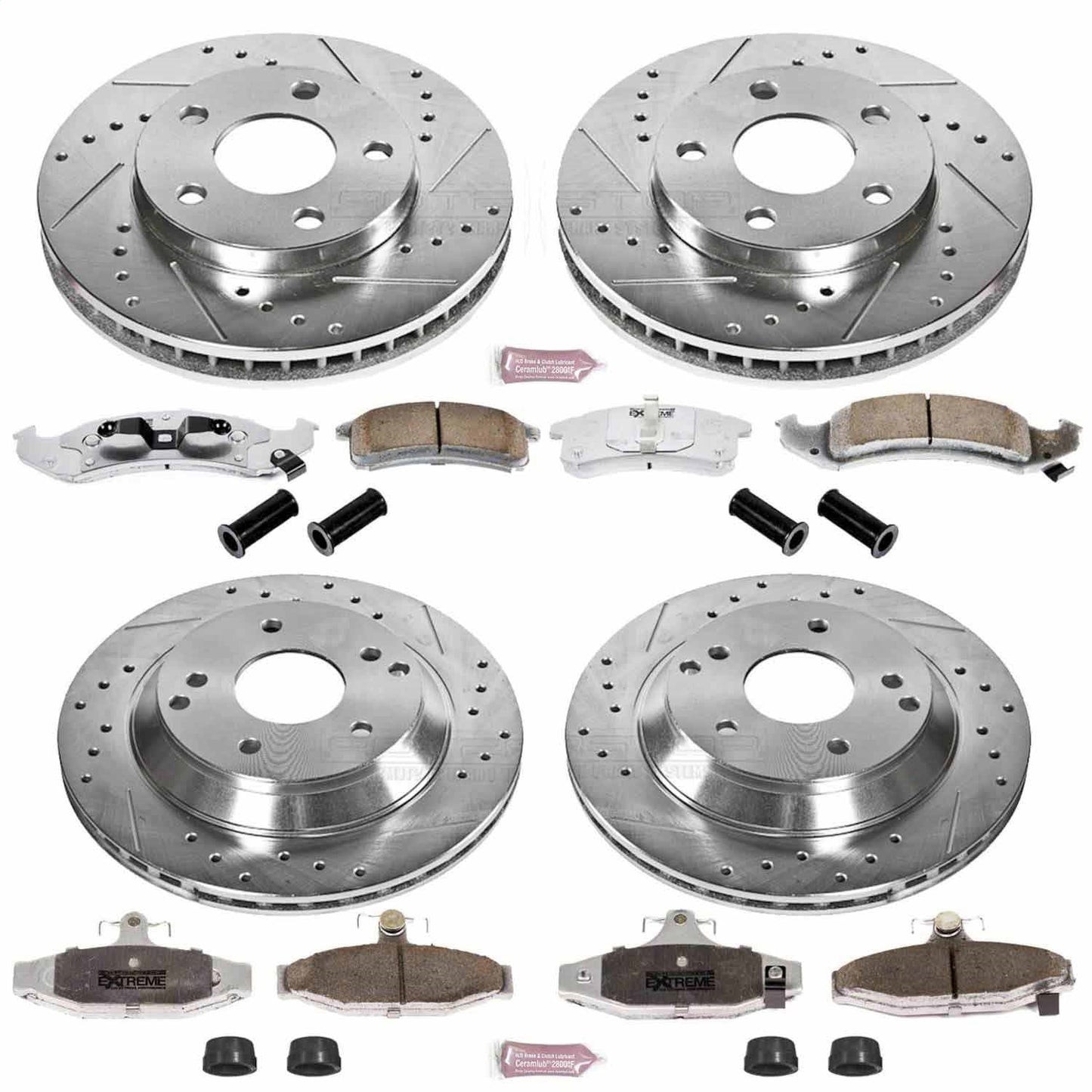 PowerStop Front & Rear Z26 Street Warrior Brake Kit | Chevrolet Camaro (94-97) (K1535-26)