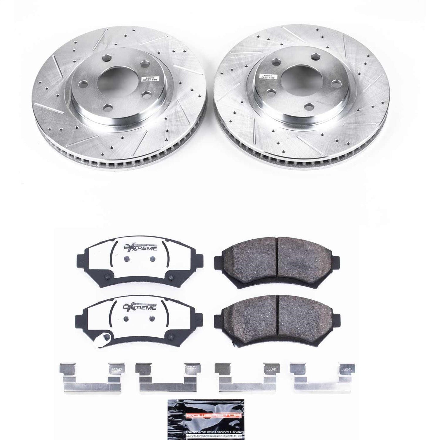 PowerStop Front Z26 Street Warrior Brake Kit | Buick LeSabre (00-04) (K1542-26)