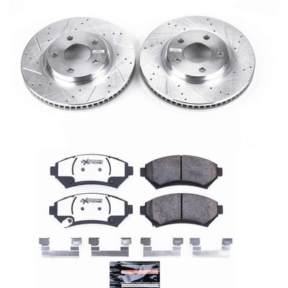 PowerStop Front Z26 Street Warrior Brake Kit | Buick LeSabre (00-04) (K1542-26)