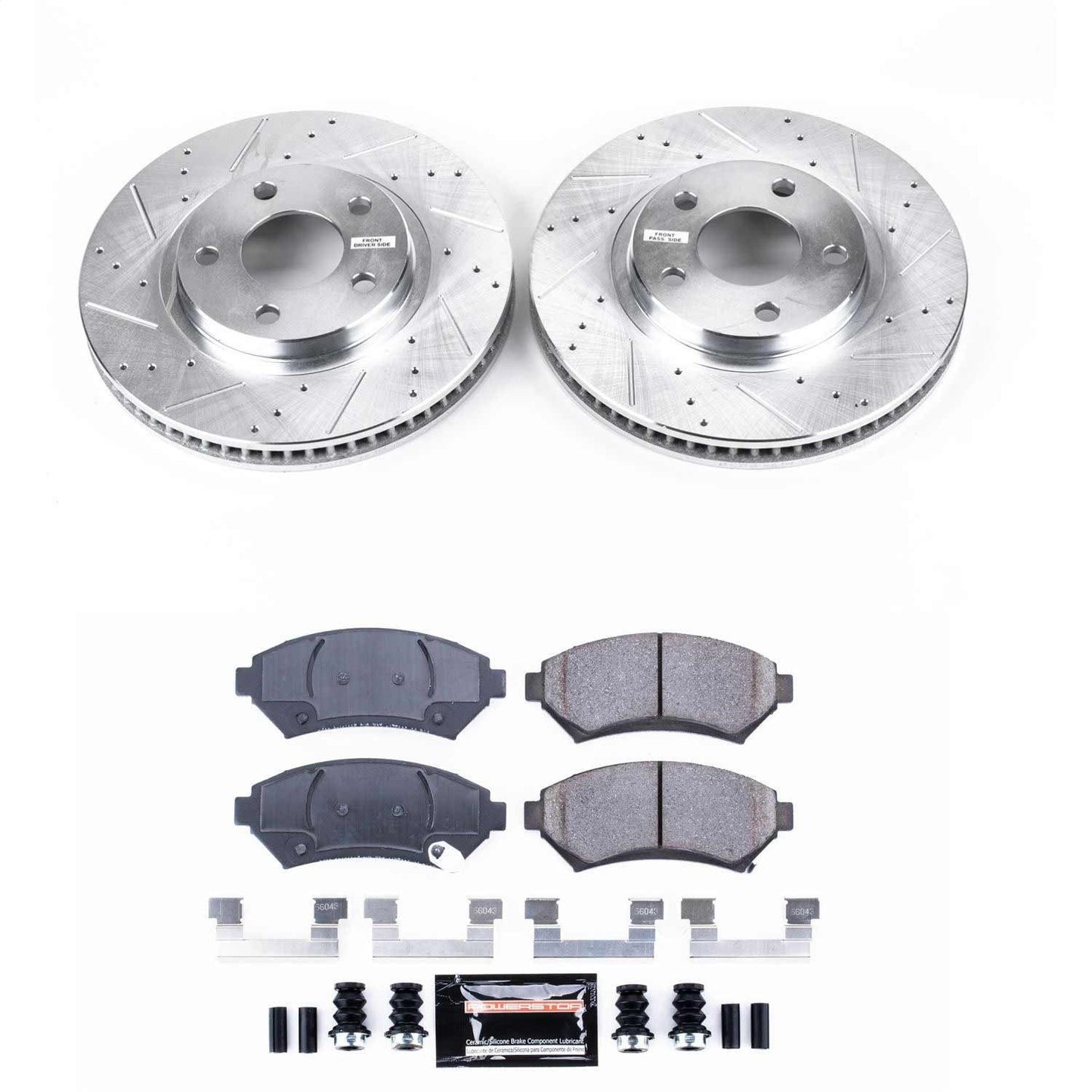 PowerStop Front Z23 Evolution Sport Brake Kit | Buick LeSabre (00-04) (K1542)
