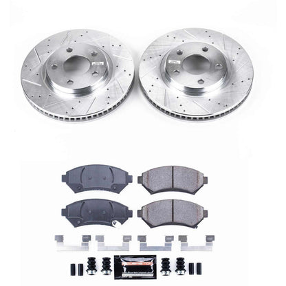 PowerStop Front Z23 Evolution Sport Brake Kit | Buick LeSabre (00-04) (K1542)