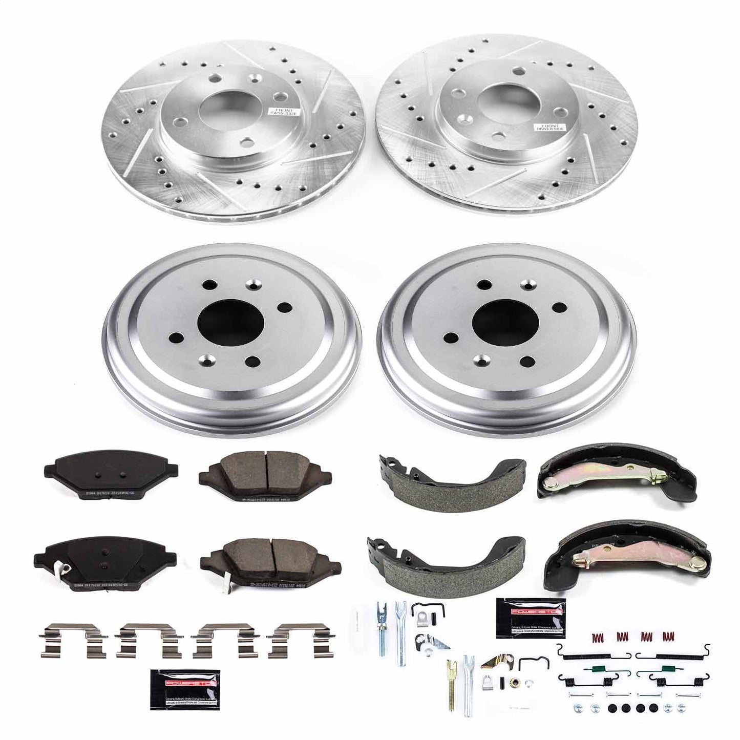 PowerStop Front & Rear Z23 Evolution Sport Brake Kit | Chevrolet Spark (16-18) (K15426DK)