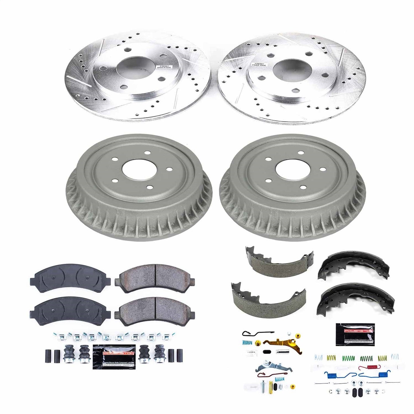 PowerStop Front & Rear Z23 Evolution Sport Brake Kit | Chevrolet S10 (98-03) (K15428DK)