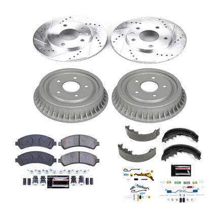 PowerStop Front & Rear Z23 Evolution Sport Brake Kit | Chevrolet S10 (98-03) (K15428DK)