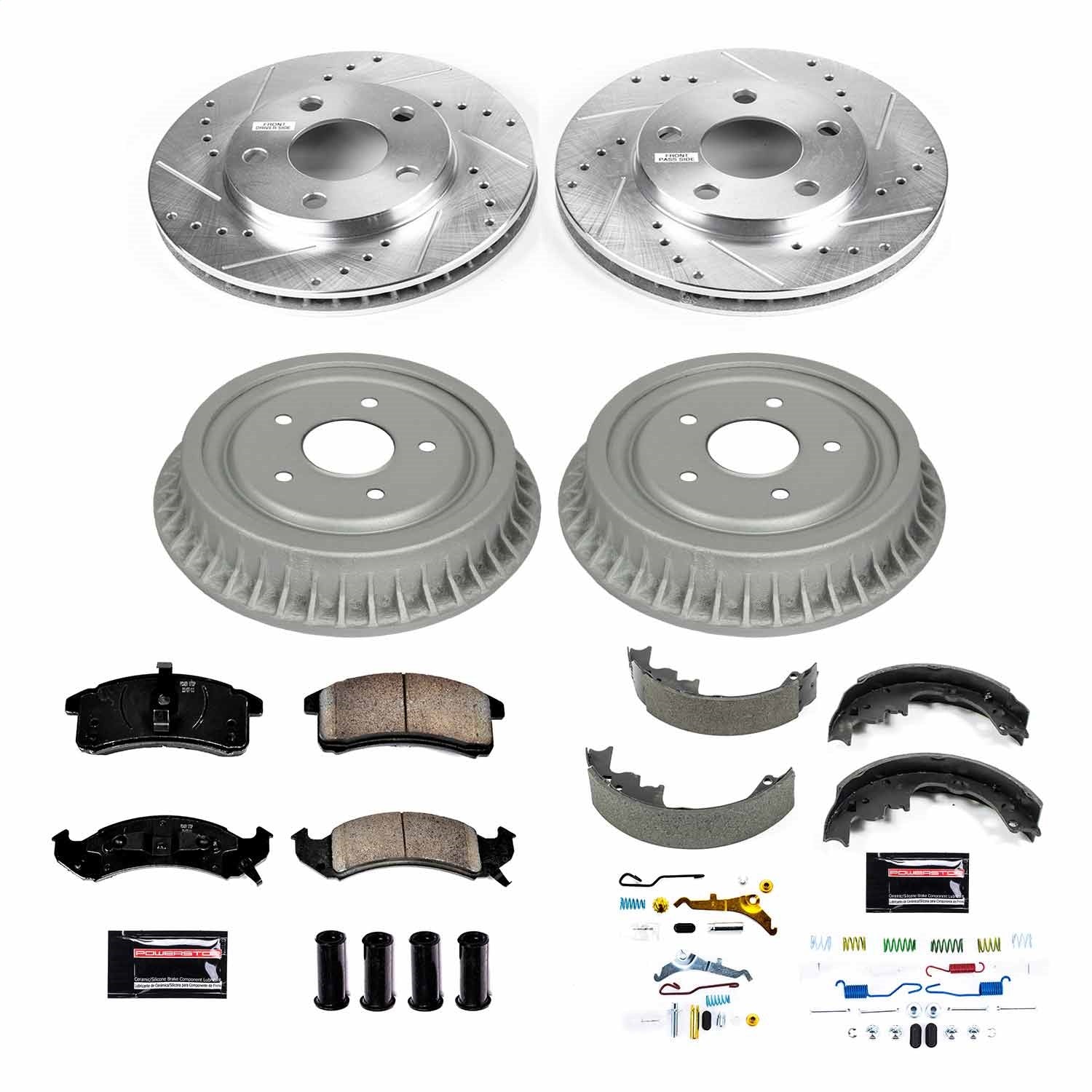 PowerStop Front & Rear Z23 Evolution Sport Brake Kit | Chevrolet Camaro (93) (K15440DK)