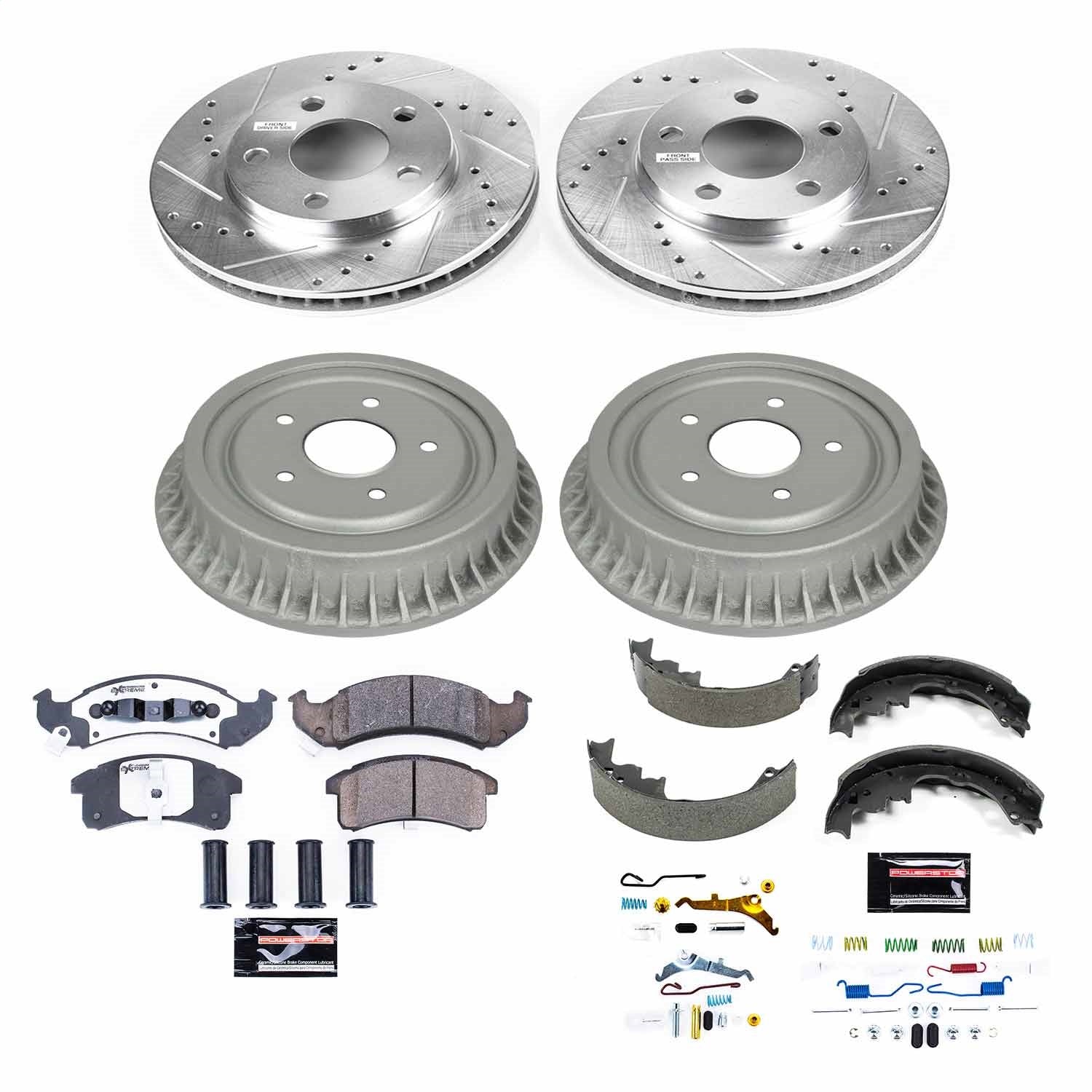 PowerStop Front & Rear Z26 Street Warrior Brake Kit | Chevrolet Camaro (94-97) (K15441DK-26)