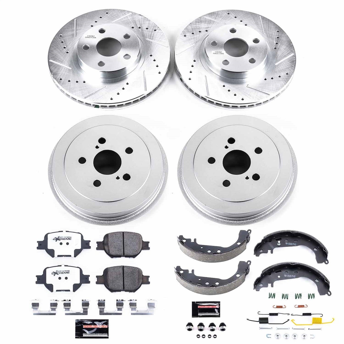 PowerStop Front & Rear Z26 Street Brake Kit | Toyota Celica (01-05) (K15464DK-26)