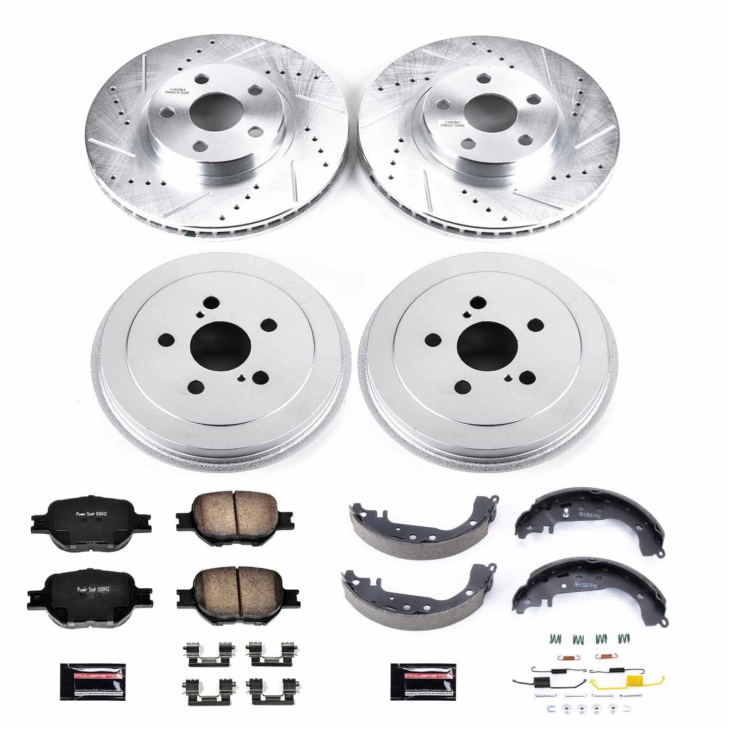 PowerStop Front & Rear Z23 Evolution Sport Brake Kit | Toyota Celica (01-05) (K15464DK)