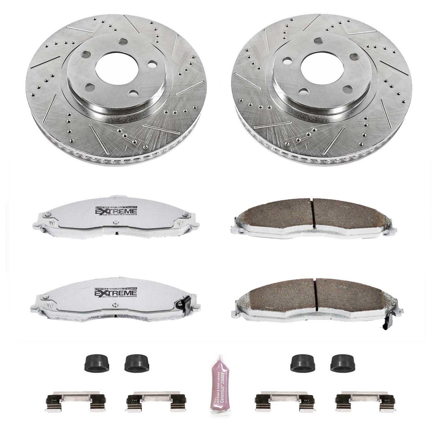 PowerStop Front Z26 Street Warrior Brake Kit | Chevrolet Camaro (98-02) (K1547-26)