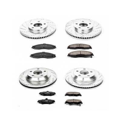 PowerStop Front & Rear Z23 Evolution Sport Brake Kit | Chevrolet Camaro (98-02) (K1548)