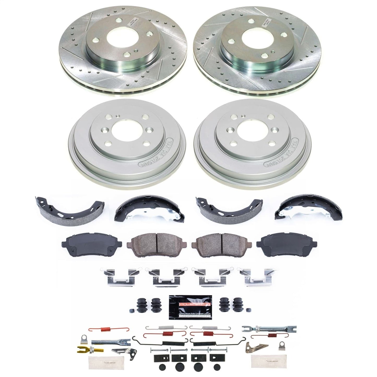 PowerStop Front and Rear Z23 Evolution Brake Kit | Ford Fiesta (11-19) (K15486DK)