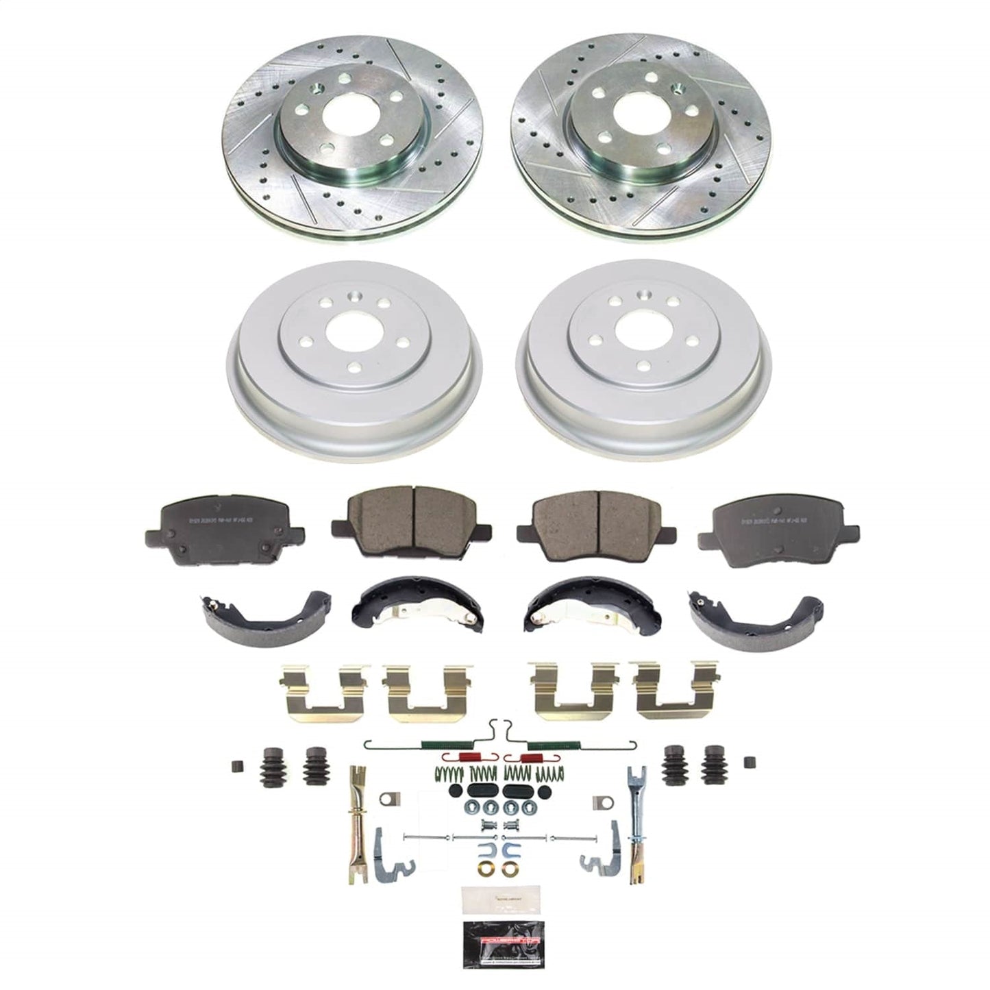 PowerStop Front and Rear Z23 Evolution Brake Kit | Chevrolet Sonic (18-20) (K15487DK)