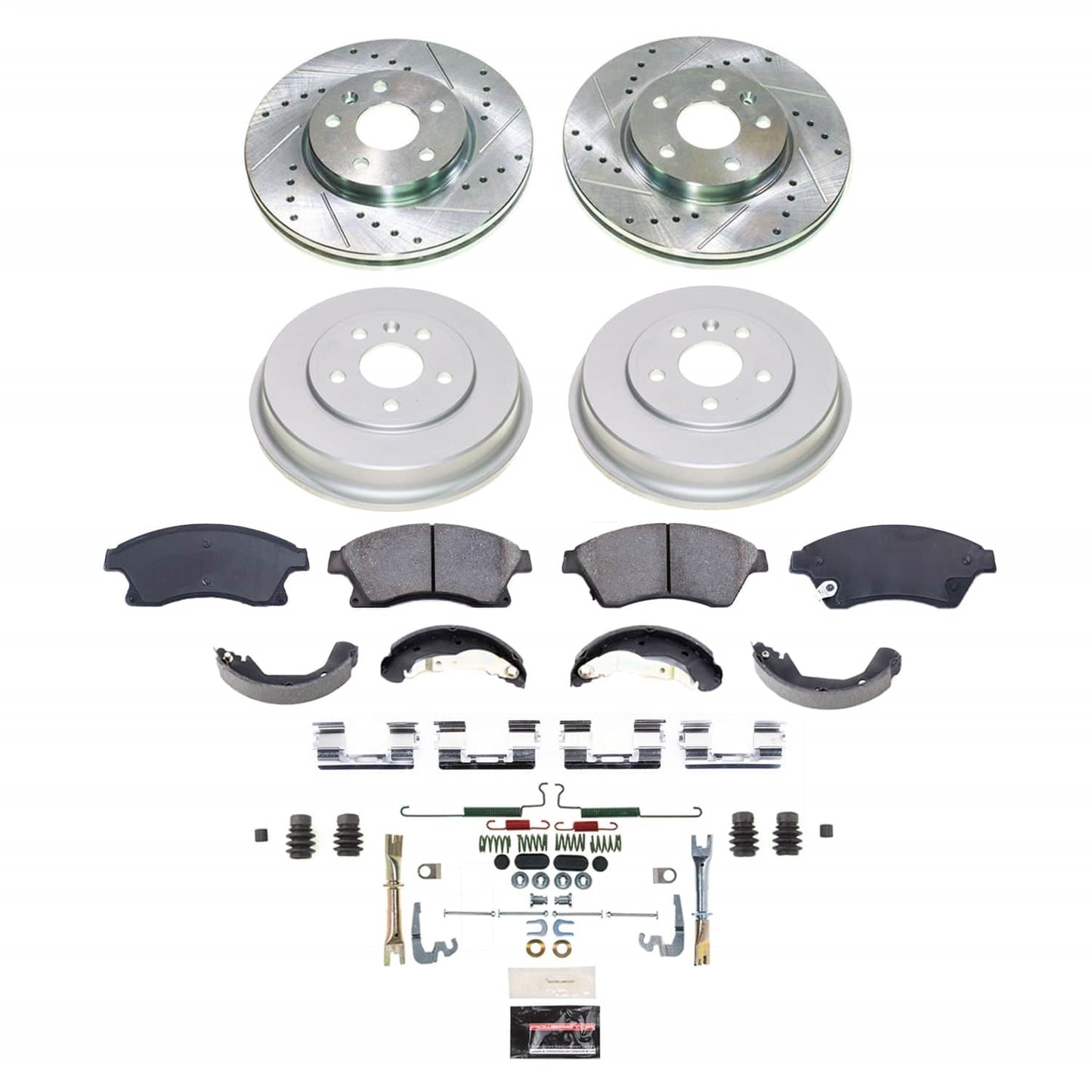 PowerStop Front and Rear Z23 Evolution Brake Kit | Chevrolet Sonic (12-17) (K15488DK)