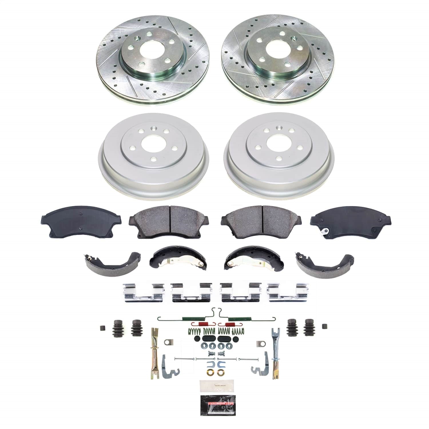 PowerStop Front and Rear Z23 Evolution Brake Kit | Chevrolet Sonic (12-17) (K15488DK)