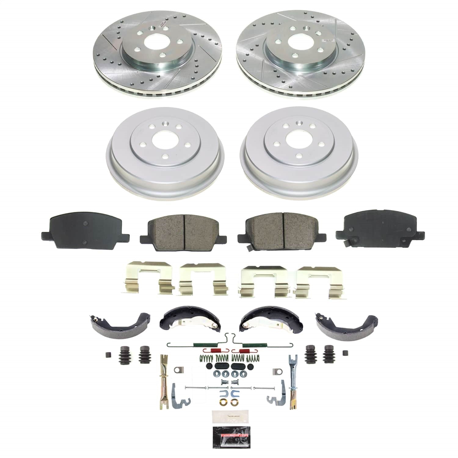 PowerStop Z23 Evolution Front and Rear Brake Kit | Chevrolet Trax (18-22) (K15489DK)