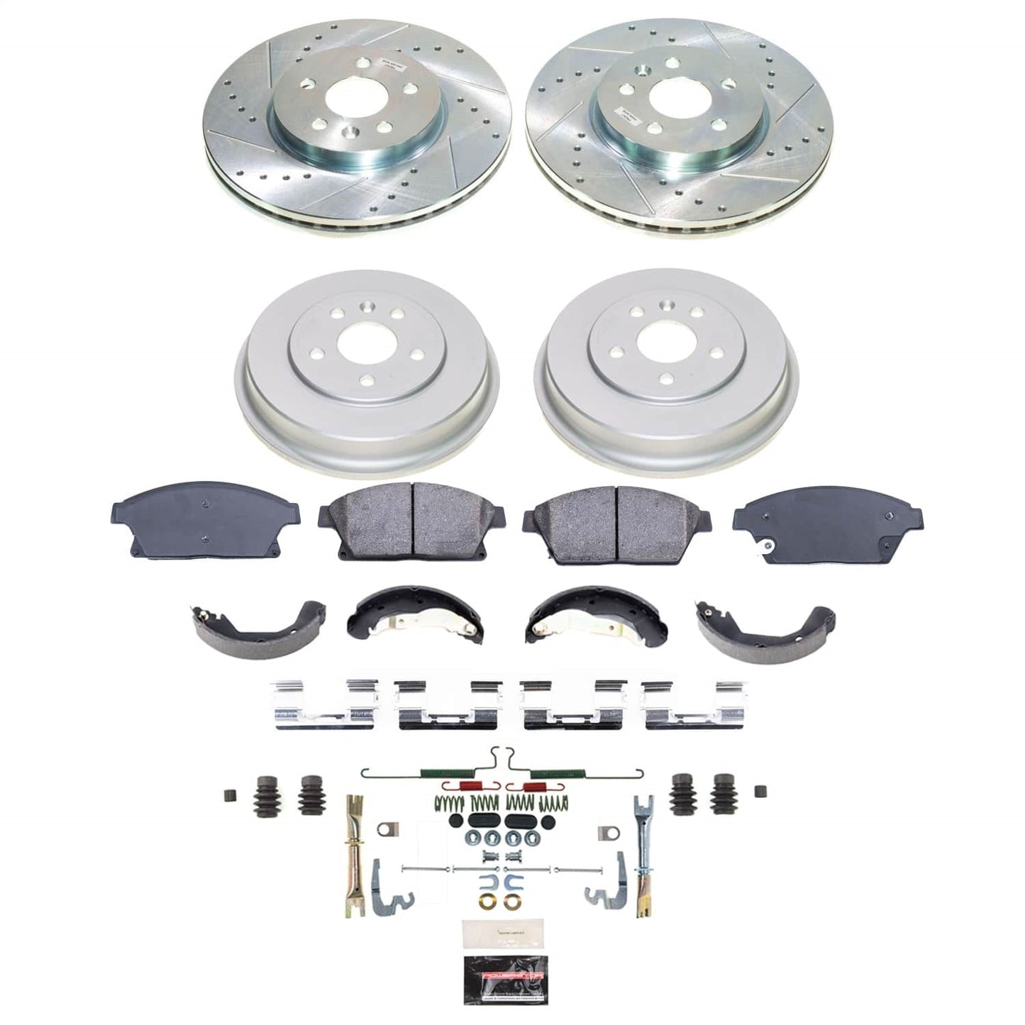 PowerStop Front and Rear Z23 Evolution Brake Kit | Chevrolet Trax (15-17) (K15490DK)