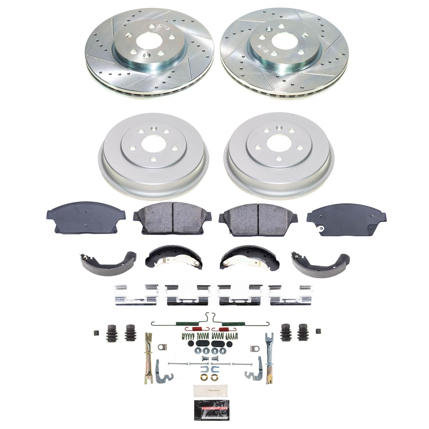 PowerStop Front and Rear Z23 Evolution Brake Kit | Chevrolet Trax (15-17) (K15490DK)