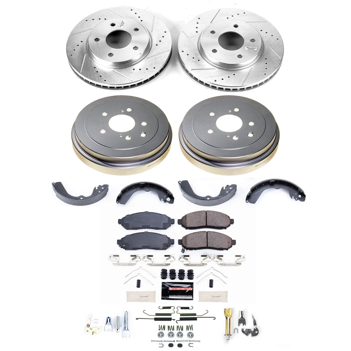 PowerStop Front and Rear Z23 Evolution Brake Kit | Chevrolet City Express (15-18) (K15496DK)