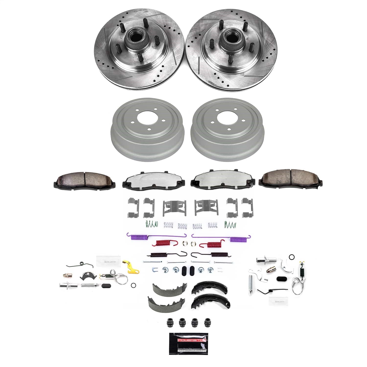 PowerStop Front and Rear Z36 Truck & Tow Brake Kit | Ford F-150 (01-02) (K15506DK-36)