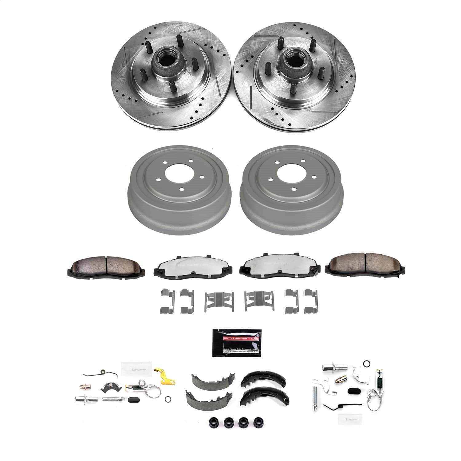 PowerStop Front and Rear Z23 Evolution Brake Kit | Ford F-150 (01-02) (K15506DK)