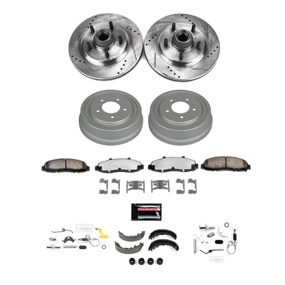 PowerStop Front and Rear Z23 Evolution Brake Kit | Ford F-150 (01-02) (K15506DK)