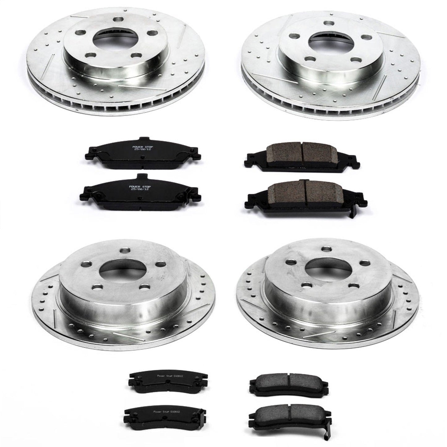 PowerStop Front & Rear Z23 Evolution Sport Brake Kit | Oldsmobile Alero (99-04) (K1552)