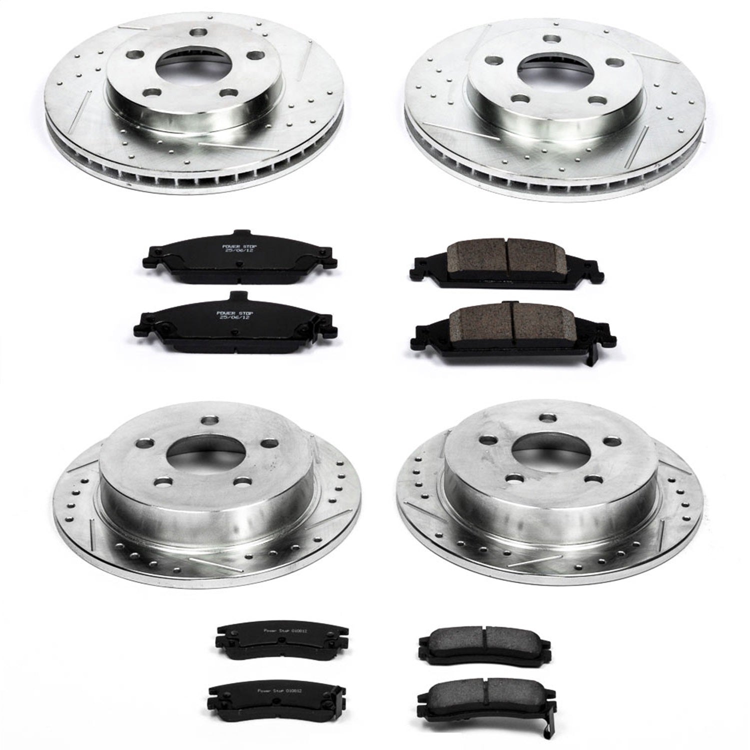 PowerStop Front & Rear Z23 Evolution Sport Brake Kit | Oldsmobile Alero (99-04) (K1552)