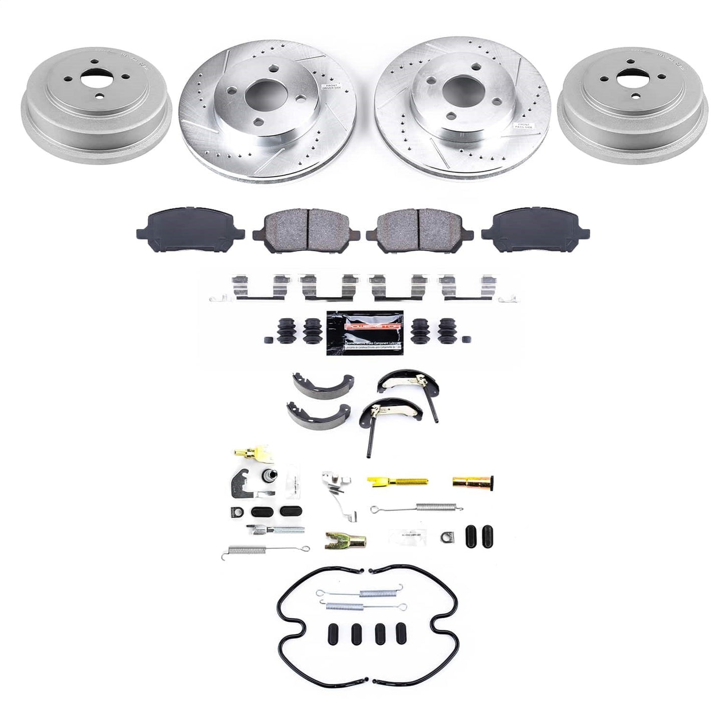 PowerStop Front and Rear Z23 Evolution Brake Kit | Chevrolet Cobalt (05-08) (K15520DK)