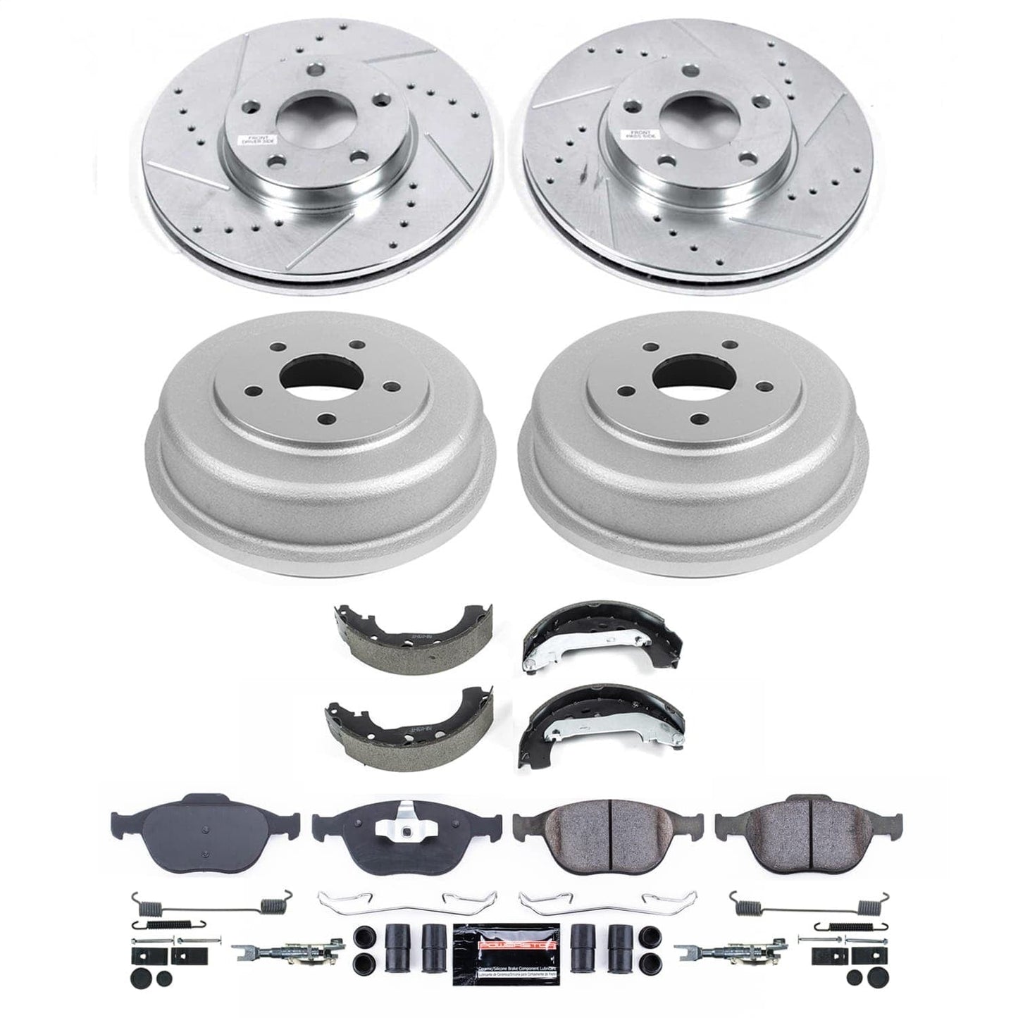 PowerStop Front and Rear Z23 Evolution Brake Kit | Ford Transit Connect (10-13) (K15525DK)