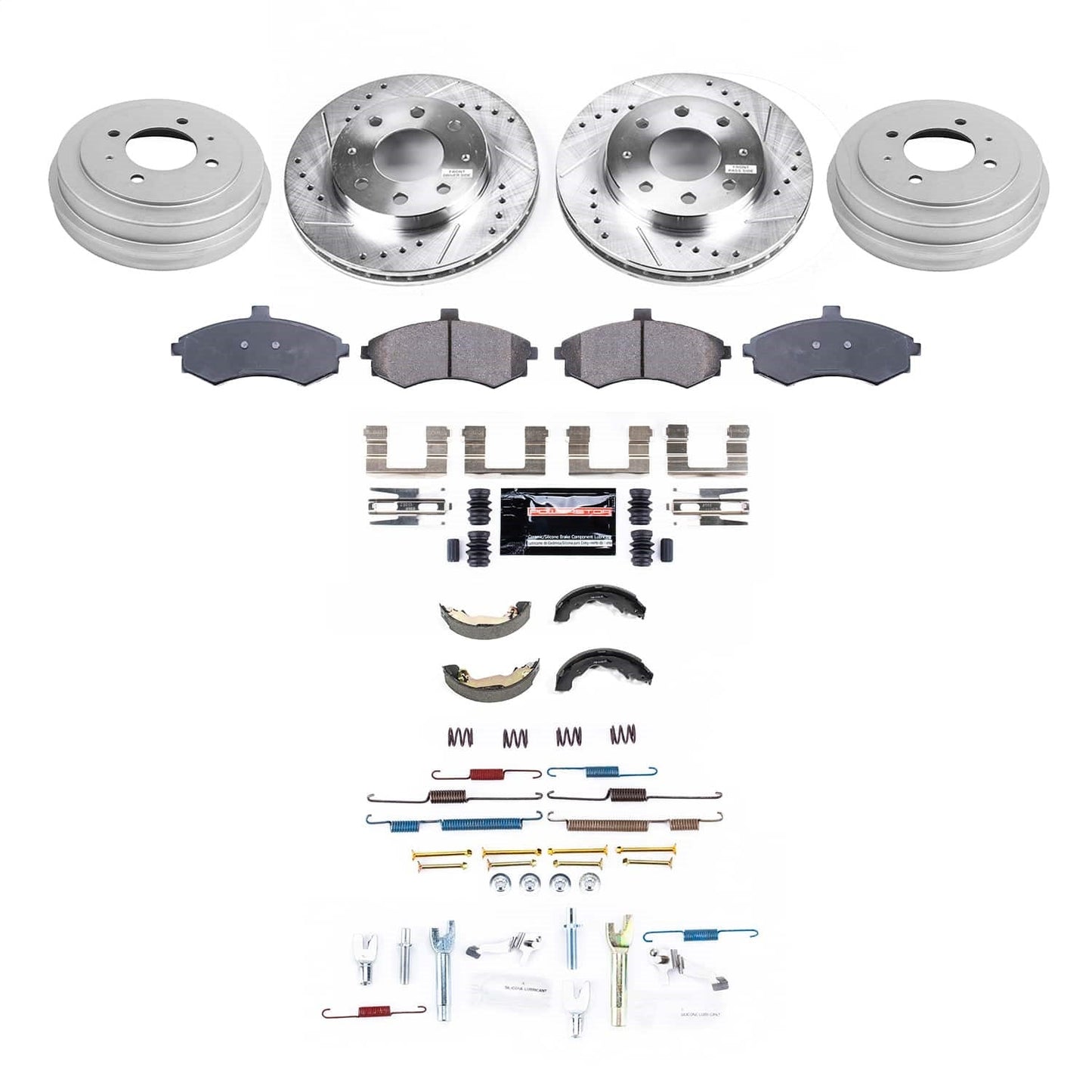 PowerStop Front and Rear Z23 Evolution Brake Kit | Hyundai Elantra (03-05) (K15527DK)