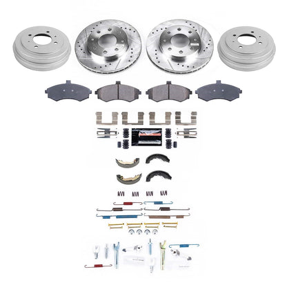 PowerStop Front and Rear Z23 Evolution Brake Kit | Hyundai Elantra (03-05) (K15527DK)