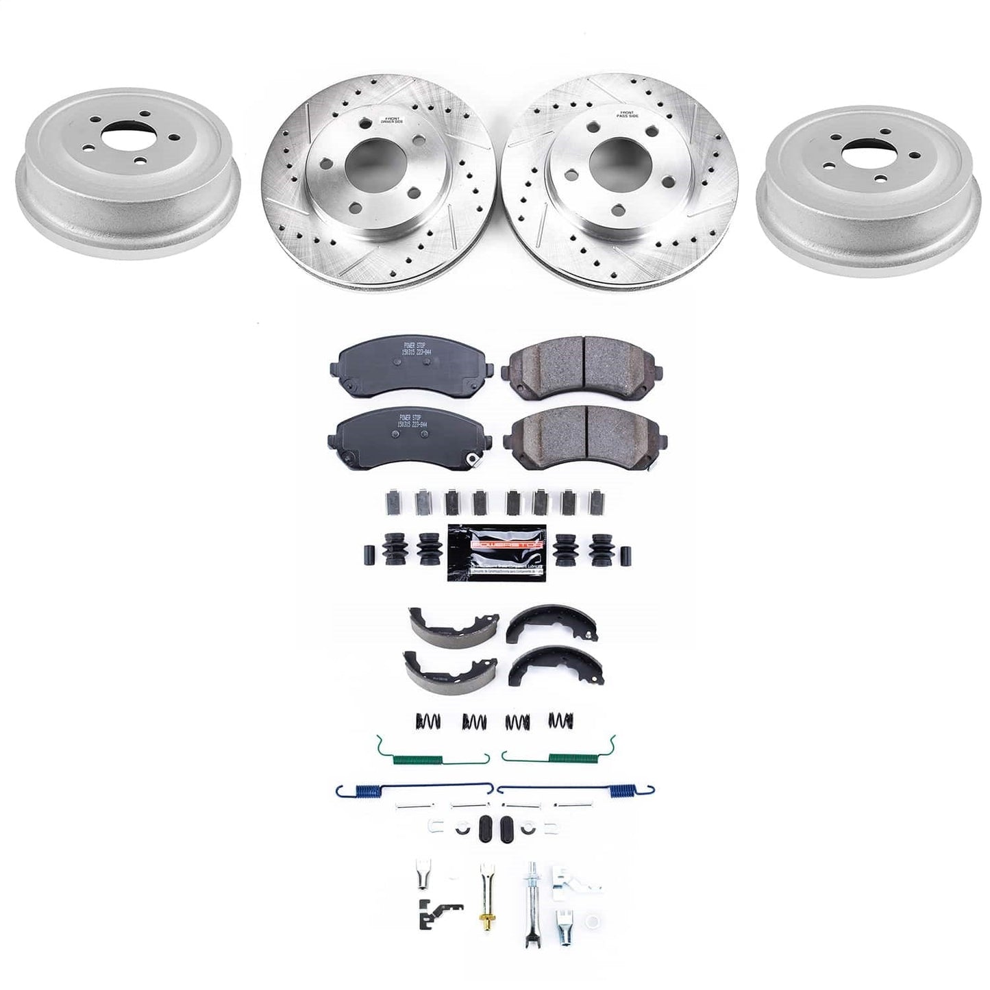 PowerStop Front and Rear Z23 Evolution Brake Kit | Pontiac Aztek (01-05) (K15534DK)